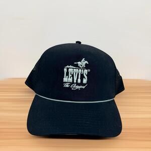 Levi’s Blue Trucker Hat Outdoor USA Men’s